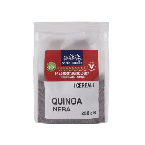 Hạt Diêm Mạch Quinoa Đen Hữu Cơ 250g Sottolestelle Organic Black Quinoa