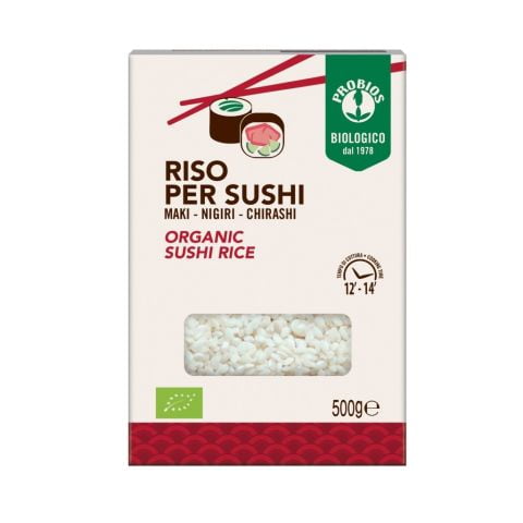 Gạo Ý làm Sushi hữu cơ 500g ProBios Organic Sushi Rice