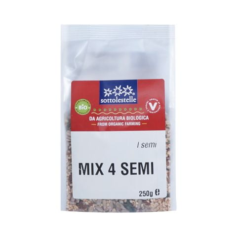 Hạt dinh dưỡng hỗn hợp 4 loại hạt hữu cơ Sottolestelle 250g – Mix 4 Semi