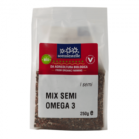 Hạt hỗn hợp Omega 3 hữu cơ Sottolestelle 250g – Mix Semi Omega 3
