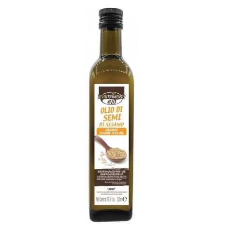 Dầu Hạt Mè Hữu Cơ Ép Thô 500ml IL Nutrimento Organic Sesame Oil