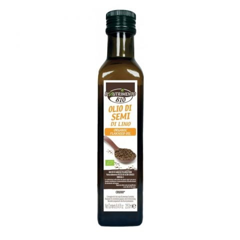 Dầu Hạt Lanh Hữu Cơ Ép Thô 250ml IL Nutrimento Organic Flax Seed Oil