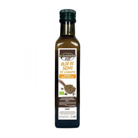Dầu Hạt Gai Dầu Ép Thô Hữu Cơ 250ml IL Nutrimento Organic Hemp Seed Oil