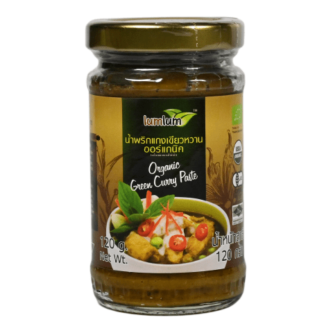 Sốt cà ri xanh hữu cơ 120g Lumlum Organic Green Curry