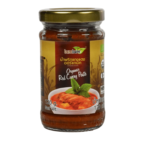 Sốt cà ri đỏ hữu cơ 120g Lumlum Organic Red Curry