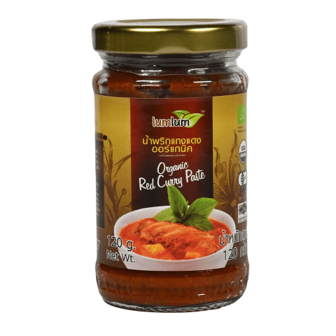 Sốt cà ri đỏ hữu cơ 120g Lumlum Organic Red Curry