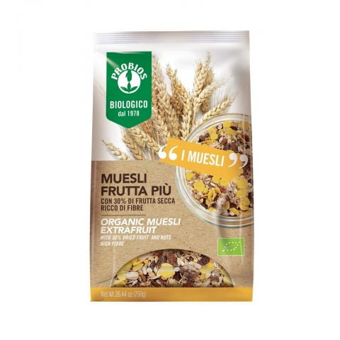 Ngũ cốc Muesli trái cây hữu cơ 750g ProBios Organic Muesli Extra Fruit