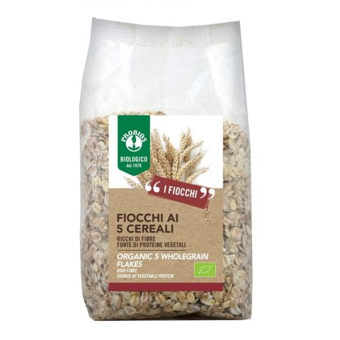 Ngũ Cốc Hỗn Hợp 5 Loại Hạt Hữu Cơ Cán Dẹp 500g ProBios Organic 5 WholeGrain Flakes