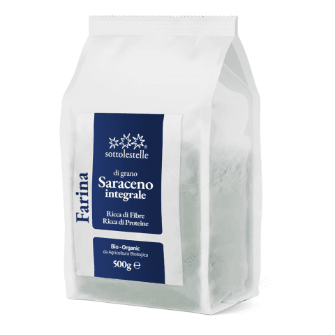 Bột Kiều Mạch Nguyên Cám Hữu Cơ 500g Sottolestelle Organic Whole Buckwheat Flour
