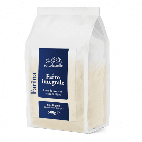 Bột Mì Spelt Nguyên Cám Hữu Cơ 500g Sottolestelle Organic Whole Spelt Flour